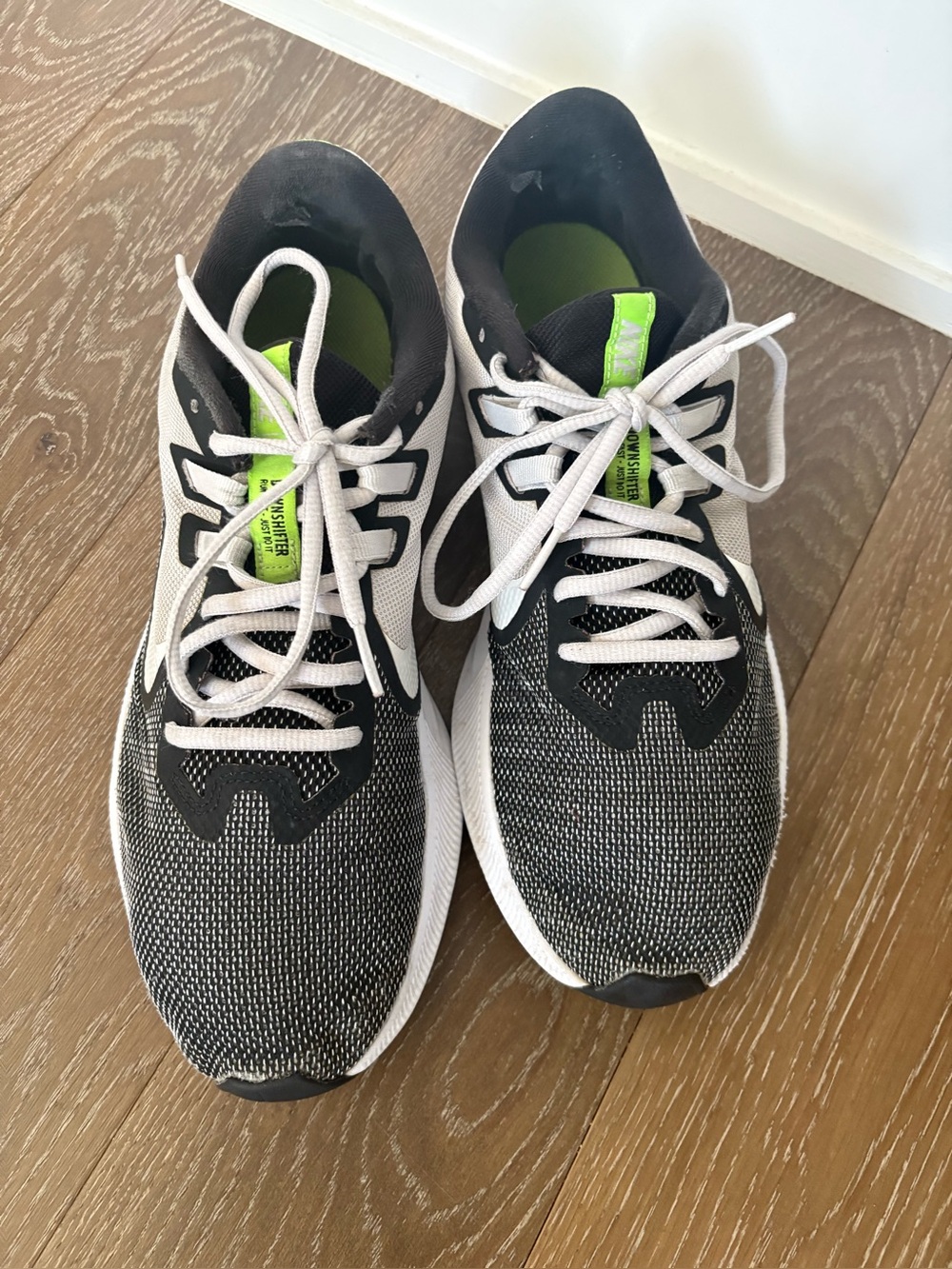 Nike Black and White Athletic Shoes